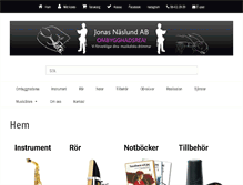 Tablet Screenshot of jonasnaslundab.se